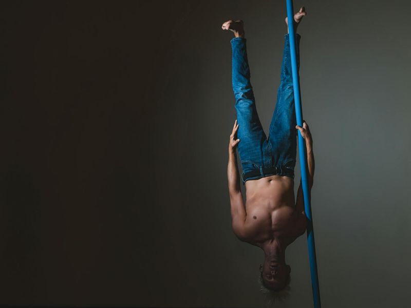 A sequence of movements showing fluid transition between exercises.